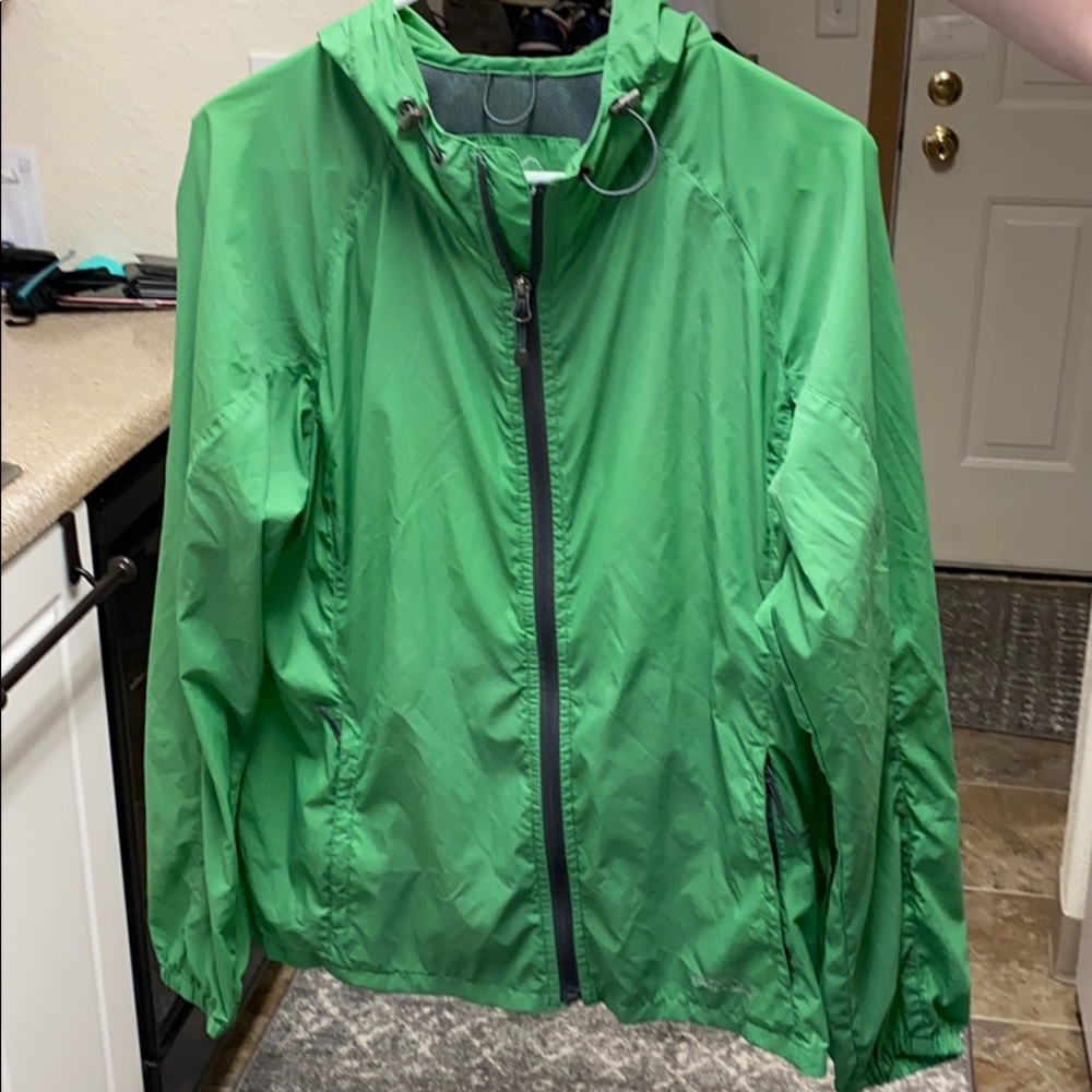 Eddie Bauer wind breaker jacket.